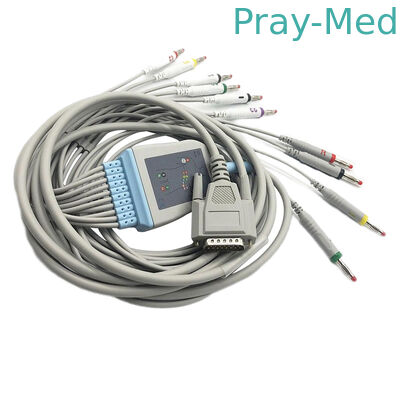 खरीदें गोल्डवे / निहोन कोहडेन ईसीजी केबल, 5.0 एमएम डाया मिंडरे ईसीजी केबल डीबी 15 पिन ऑनलाइन निर्माण