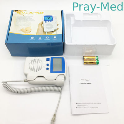 खरीदें 3MHz 210bpm चिकित्सा उपकरण रिचार्जेबल बैटरी हाथ में भ्रूण डॉपलर ऑनलाइन निर्माण