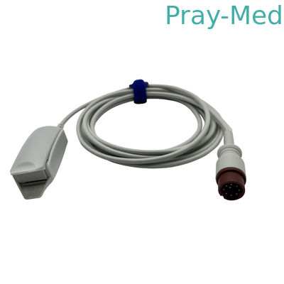 3m 10ft Biolight Spo2 सेंसर Biolight S10 / S12 ऑक्सिमैक्स टेक एडल्ट क्लिप टिप के लिए संगत है