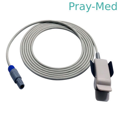 6 पिन माइंड्रे Spo2 सेंसर, Spo2 जांच सेंसर सूट के लिए PM9000 / 8000 केबल 3m/10ft TPU
