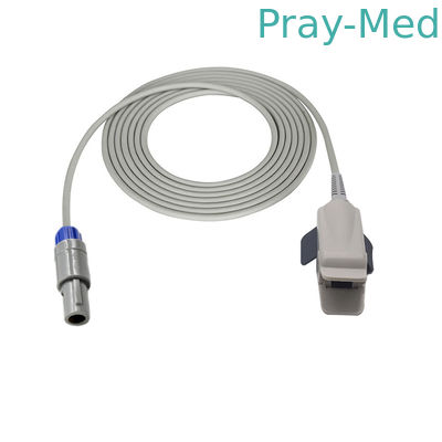 Biolight डिजिटल 5pin एक पायदान वयस्क पुन: प्रयोज्य spo2 सेंसर जांच 3m 15-1400-0010