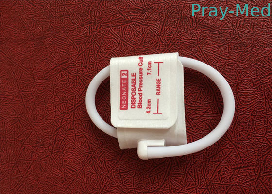 डिस्पोजेबल गैर इनवेसिव रक्त दबाव कफ एक / दो ट्यूब वायु नली