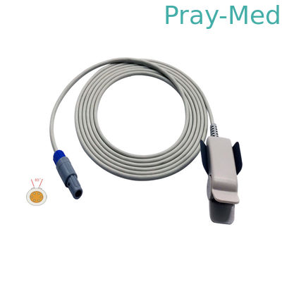 40 डिग्री Spo2 जांच सेंसर वयस्क उंगली क्लिप Contec एडन M8 6 CE / आईएसओ के साथ पिन