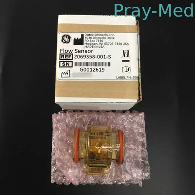 उच्च संवेदनशीलता माप और चिकित्सा-ग्रेड संक्षारण प्रतिरोध के साथ वेंटिलेटर के लिए मूल जीई विनिर्देश प्रवाह सेंसर