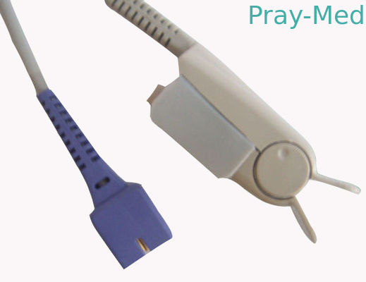 OXI 9Pin एडल्ट फिंगर क्लिप पुन: प्रयोज्य Spo2 सेंसर 0.9m N595 N600 के साथ