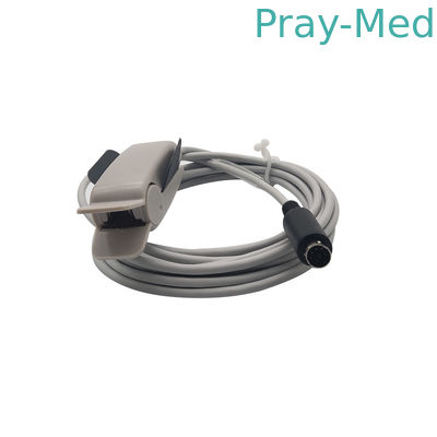 बायोसिस एडल्ट फिंगर क्लिप SpO2 सेंसर BPM-300 TPU 3m/10 फीट राउंड 6-पिन बायोसिस कनेक्टर
