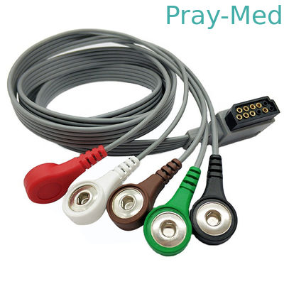 M4725a डिजिट्रैक XT 989803157481 के लिए होल्टर ईसीजी केबल फिलिप्स 11pin 1.5m