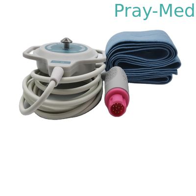 TPU 12pin कनेक्टर भ्रूण मॉनिटर ट्रांसड्यूसर फिलिप्स M1356A संगत