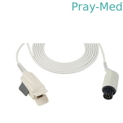 Bionet 6pin Bm3 / Bm5 पुन: प्रयोज्य बाल चिकित्सा फिंगर क्लिप Spo2 सेंसर पल्स ऑक्सीमीटर